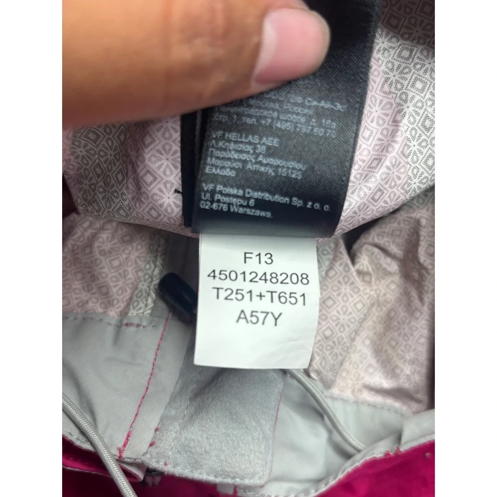 The North Face HyVent 2.5L Pink Rain Jacket Womens Small Hooded Windbreaker